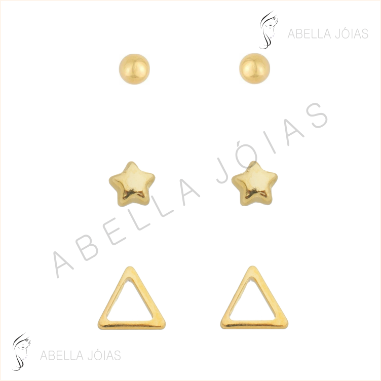 Trio Bolinha, Estrela e Triângulo Vasado