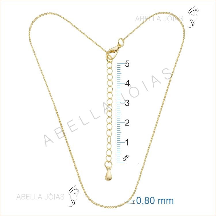 Corrente / Cordão Veneziana 45cm + Extensor