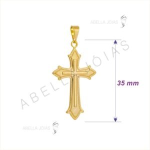 CRUZ RETICULADA C/ CRUZ LISA CENTRO