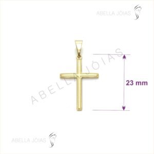 CRUZ LISO BORDA BOLINHA