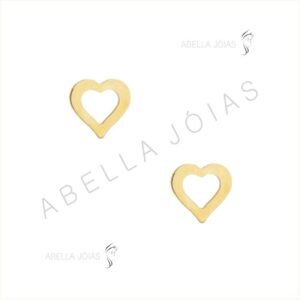 Coração Liso Vazado