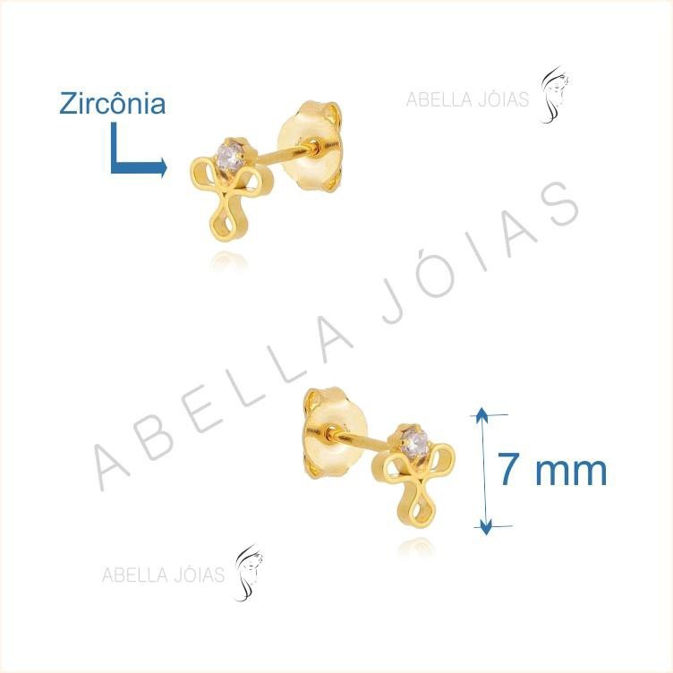 Trevo 3 Pontas com Zircônia