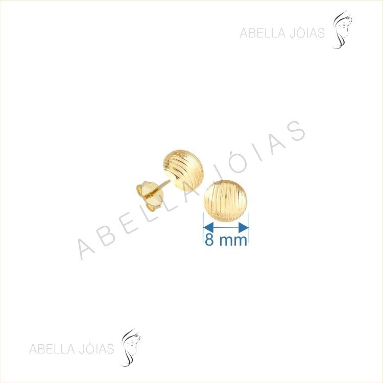 Meia Bola Riscada 8mm