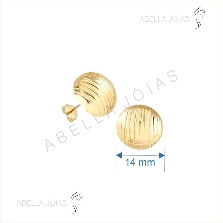 Meia Bola Riscada 14mm