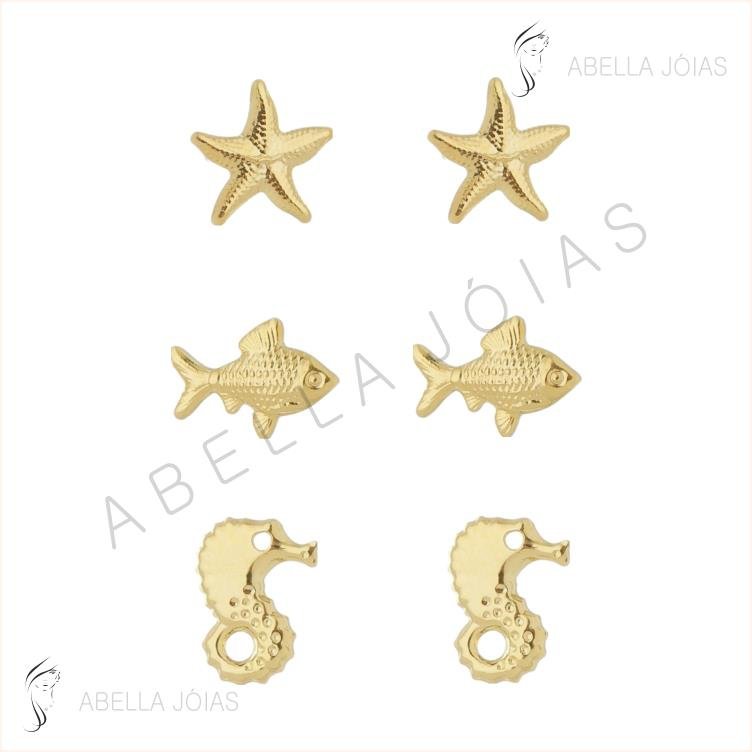 Trio Estrela do Mar, Peixe e Cavalo Marinho