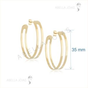 Argola Chapa Vazada Grande