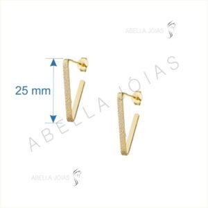 Argola Triangular Pequena Fosca