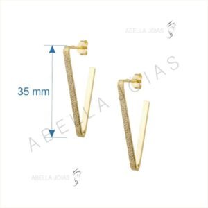 Argola Triangular Grande Fosca