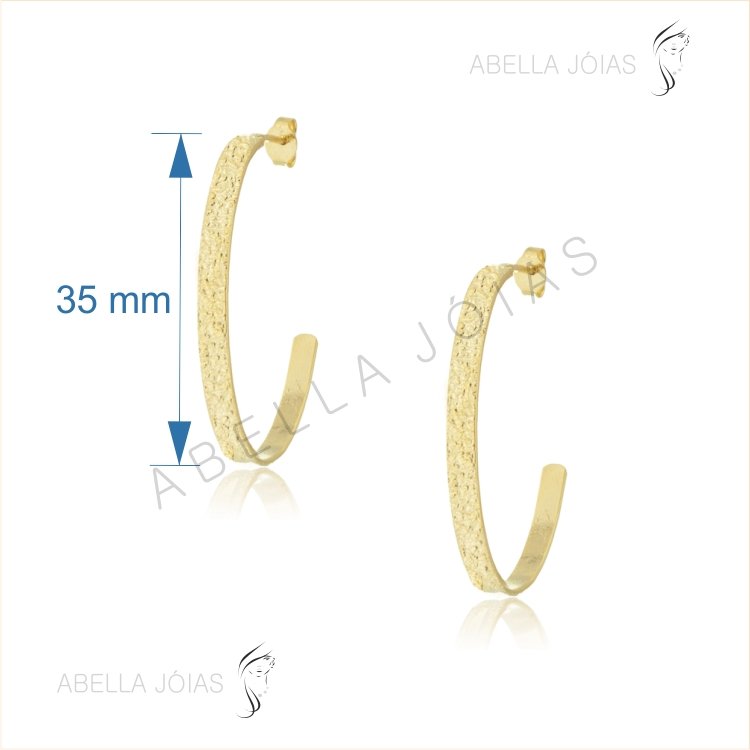 Argola Redonda Fosca Média