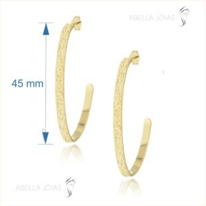 Argola Redonda Fosca Grande