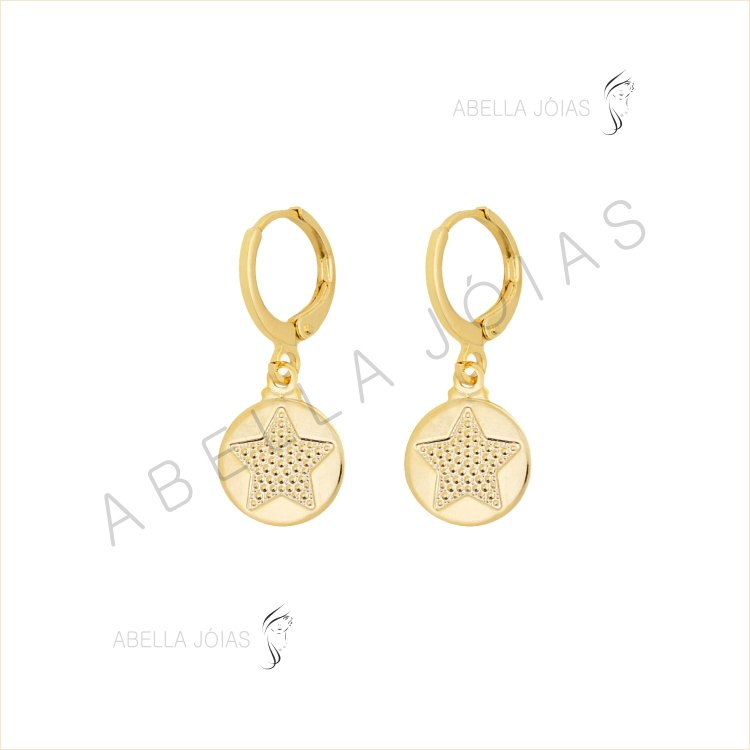 Medalha Redonda com Estrela